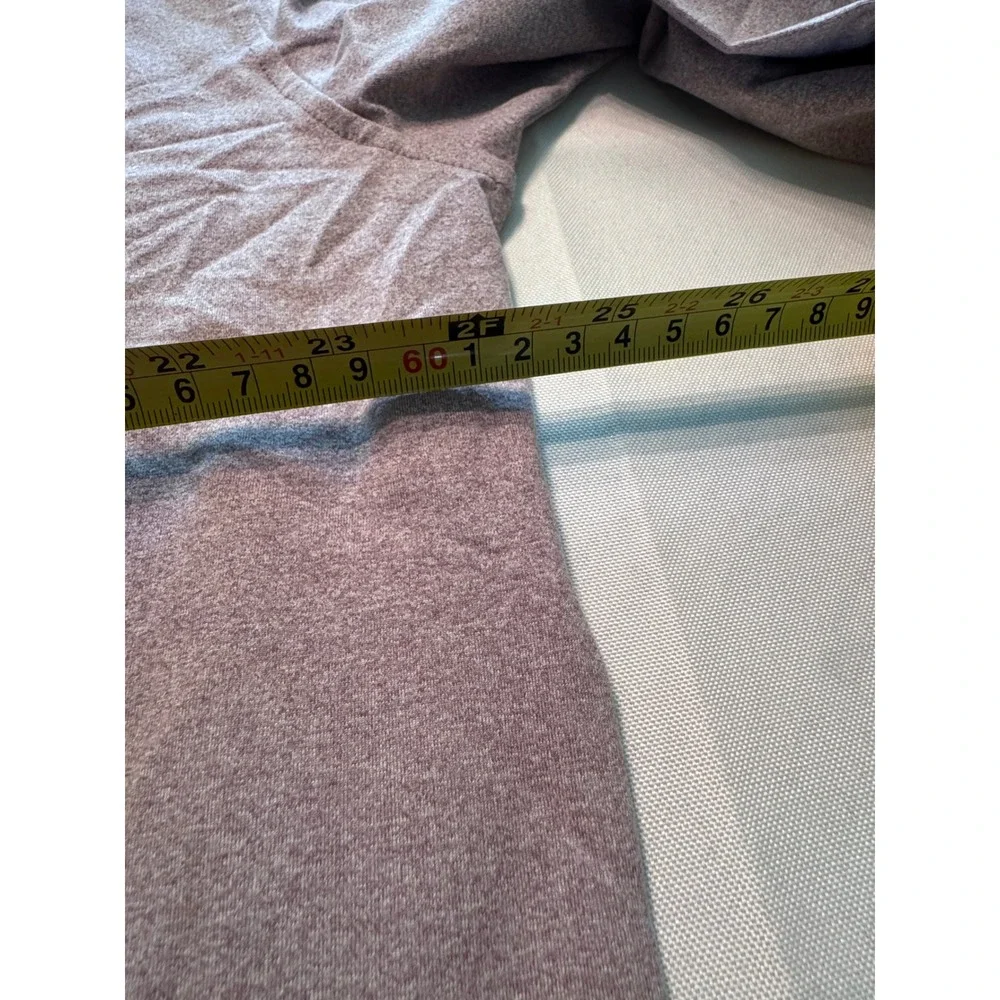 Straight Down Ballard Quarter Zip Pullover Mens 2XL Mauve Heather Golf 60473 MLB
